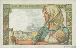 10 Francs MINEUR FRANCE  1942 F.08.04 TTB+