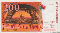 200 Francs EIFFEL FRANCE  1996 F.75.03b pr.SPL