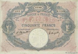50 Francs BLEU ET ROSE FRANCE  1925 F.14.38 B+