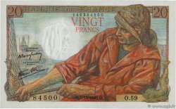 20 Francs PÊCHEUR FRANCE  1942 F.13.04