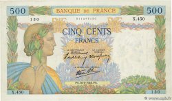 500 Francs LA PAIX FRANCE  1940 F.32.02