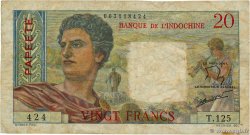 20 Francs TAHITI  1960 P.21c pr.TB