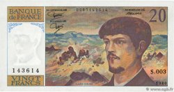 20 Francs DEBUSSY FRANCE  1980 F.66.01