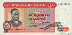50 Makuta ZAÏRE  1978 P.16c SC+
