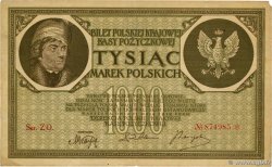 1000 Marek POLOGNE  1919 P.022d