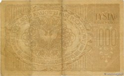 1000 Marek POLOGNE  1919 P.022d TB+