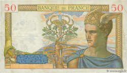 50 Francs CÉRÈS modifié FRANCE  1940 F.18.40 TTB