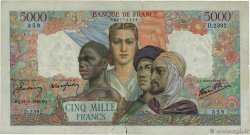 5000 Francs EMPIRE FRANÇAIS FRANCE  1946 F.47.54 TB