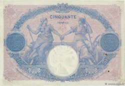 50 Francs BLEU ET ROSE FRANCE  1914 F.14.27 TB+
