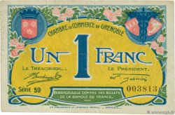 1 Franc FRANCE régionalisme et divers Grenoble 1917 JP.063.20 TTB+