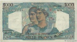 1000 Francs MINERVE ET HERCULE FRANCIA  1945 F.41.03