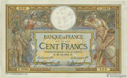 100 Francs LUC OLIVIER MERSON sans LOM FRANCE  1914 F.23.06 TB