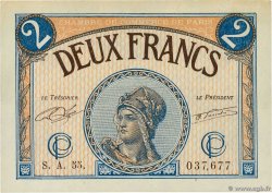 2 Francs FRANCE regionalism and various Paris 1920 JP.097.28
