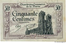 50 Centimes FRANCE regionalism and miscellaneous Chalons, Reims, Épernay 1922 JP.043.01