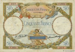 50 Francs LUC OLIVIER MERSON FRANCE  1929 F.15.03