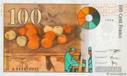 100 Francs CÉZANNE FRANCE  1998 F.74.02 NEUF