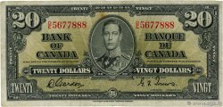 20 Dollars CANADA  1937 P.062b