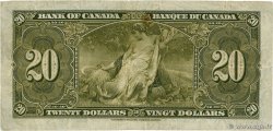 20 Dollars CANADA  1937 P.062b TB