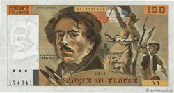 100 Francs DELACROIX FRANCE  1978 F.68.01