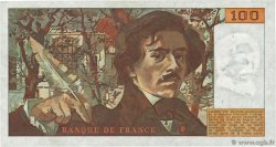 100 Francs DELACROIX FRANCE  1978 F.68.01 TTB