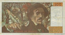 100 Francs DELACROIX FRANKREICH  1978 F.68.03 S