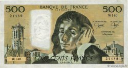 500 Francs PASCAL FRANCE  1981 F.71.24 TB