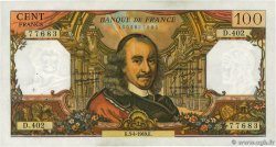 100 Francs CORNEILLE FRANCIA  1969 F.65.26 MBC+