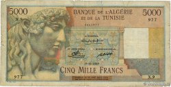 5000 Francs TUNISIE  1949 P.27