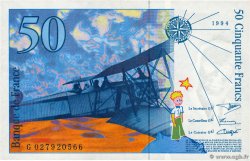 50 Francs SAINT-EXUPÉRY modifié FRANCE  1994 F.73.01d pr.SPL