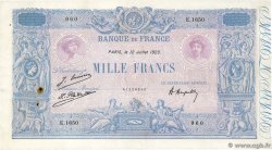 1000 Francs BLEU ET ROSE FRANCE  1923 F.36.39 TB+