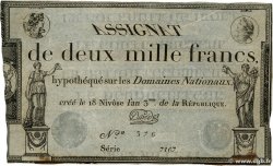 2000 Francs FRANCE 1795 Ass.51a