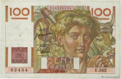 100 Francs JEUNE PAYSAN FRANCIA  1950 F.28.26 BC+