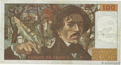 100 Francs DELACROIX FRANCE  1978 F.68.01 F-