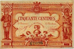 50 Centimes FRANCE regionalismo e varie Poitiers 1917 JP.101.10