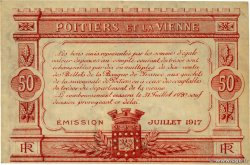 50 Centimes FRANCE regionalismo e varie Poitiers 1917 JP.101.10 q.SPL