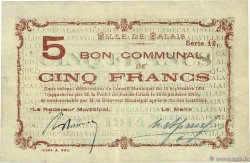 5 Francs FRANCE régionalisme et divers Calais 1914 JP.62-0231
