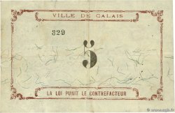 5 Francs FRANCE Regionalismus und verschiedenen Calais 1914 JP.62-0231 SS