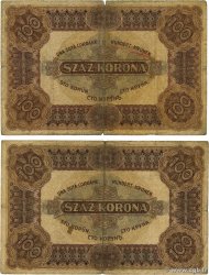 100 Korona Lot HUNGARY  1920 P.063 G