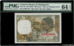 100 Francs COMOROS  1960 P.03b2