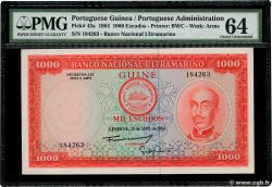 1000 Escudos PORTUGUESE GUINEA  1964 P.043a SC+