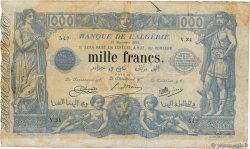 1000 Francs ALGERIA  1918 P.076b