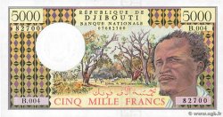 5000 Francs YIBUTI  1991 P.38d