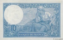 10 Francs MINERVE FRANCE  1921 F.06.05 SUP