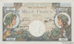 1000 Francs COMMERCE ET INDUSTRIE FRANCE  1944 F.39.10