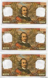 100 Francs CORNEILLE Consécutifs FRANCIA  1969 F.65.27 AU