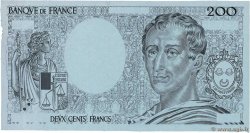 200 Francs MONTESQUIEU Épreuve FRANCIA  1981 F.70.00Ec