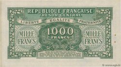 1000 Francs MARIANNE THOMAS DE LA RUE FRANCE  1945 VF.13.02 XF