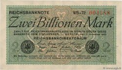 2 Billions Mark GERMANY  1923 P.135a