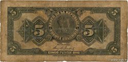 5 Pesos oro COLOMBIE  1928 P.373b B