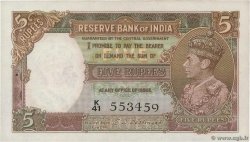 5 Rupees INDIA  1943 P.018b